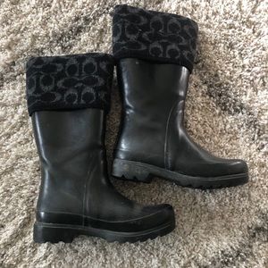 Coach Rainboots